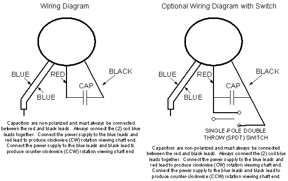 Ac Motor Run Capacitor Wiring Diagram from www.hurst-motors.com